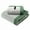 Green, variant on Btomtd 2pcs Bath Towels Set Soft Thickened and Absorbent Towel Set for Adults Includes Bath and Hand Towels for Home Gym and Spa, Gray