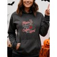 thumbnail image 4 of Casual Coffee Mom Quotes Hoodie for Men and Women, Unisex Pullover Hooded Sweatshirt, Comfortable Cotton Poly Blend, Mom Life Casual Outfit, 4 of 5
