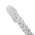 thumbnail image 3 of SHCKE Claw Clip Ponytail Extensions 21" Long Fishtail Braid Hair Extensions Synthetic Hair Piece for Women Silver Grey, 3 of 4