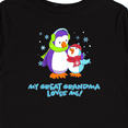 thumbnail image 4 of Inktastic My Great Grandma Loves Me Cute Penguins Boys or Girls Long Sleeve Toddler T-Shirt, 4 of 5