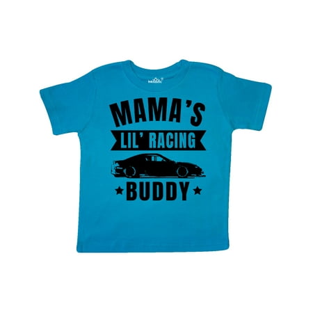 

Inktastic Mamas Lil Racing Buddy Gift Toddler Boy or Toddler Girl T-Shirt