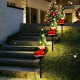 thumbnail image 6 of Neoyler Christmas Solar Lights Outdoor Christmas Lights Solar Powered No Wiring Weatherproof Pathway Stakes Soft Warm Glow Cold Tolerant Easy Stake Installation for Lawn Red 18.9x3.5x3.1in, 6 of 6