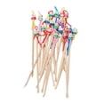 thumbnail image 1 of Bamboo Japanese Doll Ear Wax Pick Spoons Earwax Remover 20pcs, 1 of 8
