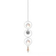 thumbnail image 1 of Colgante de Cristal Atrapasol Xiying - Juego de 5 Piezas con Diseño de Estrella y Corazón Doble, Cuentas Puntiagudas Plateadas para Jardinería, Manualidades y Decoración de Ventanas de Dormitorios, 1 of 1