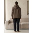 thumbnail image 3 of Sudadera Oversize Cómoda Versátil con Capucha y Bolsillo Frontal para Mujer, 3 of 5