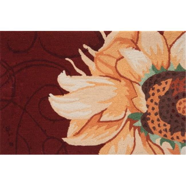 Homefires Rugs PYST001 Radiant Sunflower Area Rug 22 x 34 in