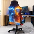 thumbnail image 4 of Liuqpwys Flame Bear Eagle Gaming Chair Covers Easy Installation Rotating Backrest and Seat Protectors with Armrest Covers for Home, Office Decorations, 4 of 8