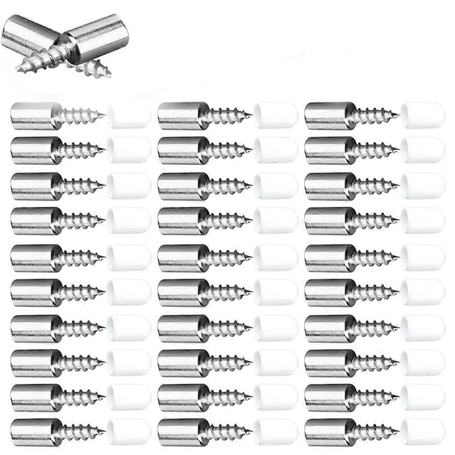 Fixed Support Self-Tapping Screw, with Rubber Sleeve Screw Plate Support Partition Bracket, Suitable for Furniture