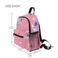 thumbnail image 3 of FORMRS School Backpack with Front Zippered Pocket 12" Student Travel Daypack, Love Connection, 3 of 6