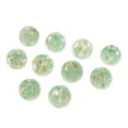thumbnail image 2 of 10 cuentas de vidrio con agujeros grandes de 14 mm para hacer joyas Verde, 2 of 9