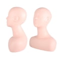 thumbnail image 3 of Makeup Practice Head Model, Cosmetology Training Soft Silicone Makeup Practice  for Massage Practice, 3 of 7