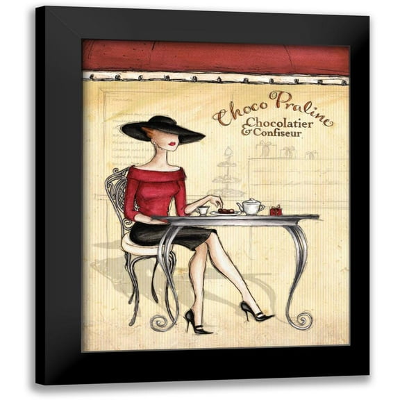 Laliberte, Andrea 12x14 Black Modern Framed Museum Art Print Titled - Femme Elegante I