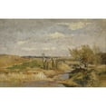 thumbnail image 3 of Marie Egner 14x11 Black Modern Framed Museum Art Print Titled - In the Danube Meadows, 3 of 5