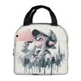 thumbnail image 1 of Cute Cartoon Anime Lunch Bag With Zipper Waterproof And Reusable Cooler Tote Lunch Box For School/Office/Picnic/Work, 1 of 5