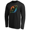 thumbnail image 2 of Men's Black New Jersey Devils Team Pride Logo Long Sleeve T-Shirt, 2 of 3