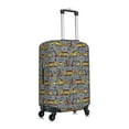 thumbnail image 3 of Xecao Modern Excavator print Elastic Luggage Cover, with double-sided print , is perfect for travel, business, and daily use, 3 of 9