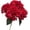 Red, variant on 5-Piece Artificial Hydrangea Flower Hanging Ornament for Home Garden Patio Wedding Door Wall Decor Spring Silk Floral Arrangement