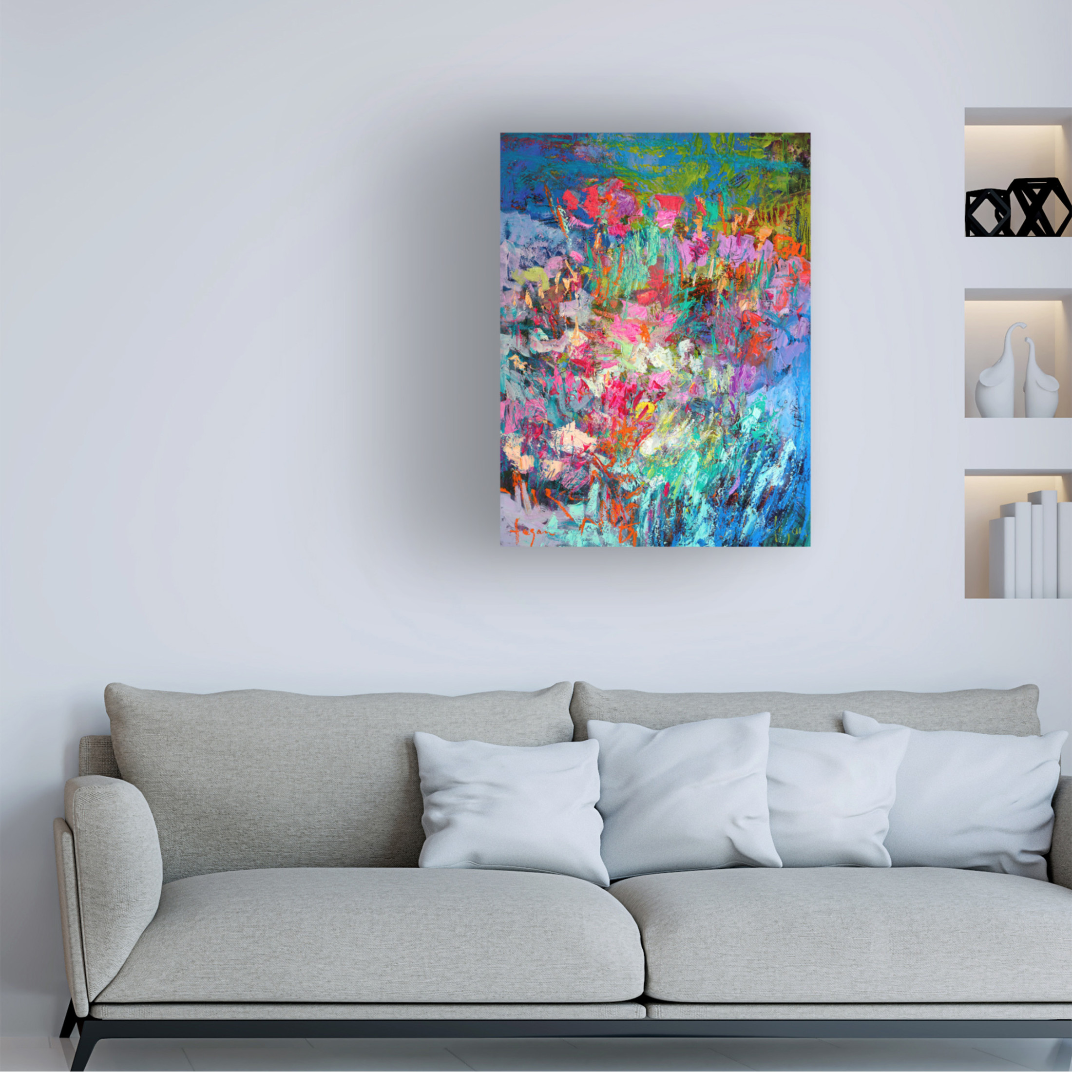 Canvas Wall Art - Dorothy Fagan 'Forevermore Ii' Wall Art for Living Room, Bedroom, or Office D?cor by Trademark Fine Art - 18 x 24 Inches