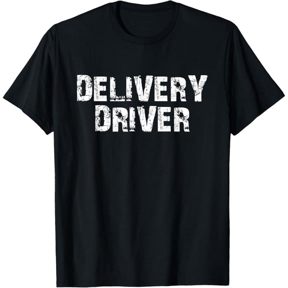 t-shirt Delivery Driver Cool T-Shirt mens，black，women，funny，men，journey，Crew Neck, Short Sleeve,printing