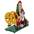 thumbnail image 3 of Northlight Santa Claus Wonderland Christmas Musical Decoration - 9.5" - Red and Green, 3 of 5
