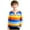 Light Blue, variant on Boys Long Sleeve Shirts Cotton Crew Neck Qaarter Zip Striped T Shirts Loose Fit Summer School Uniform Color Block Tunic Tops Age 3-15Years