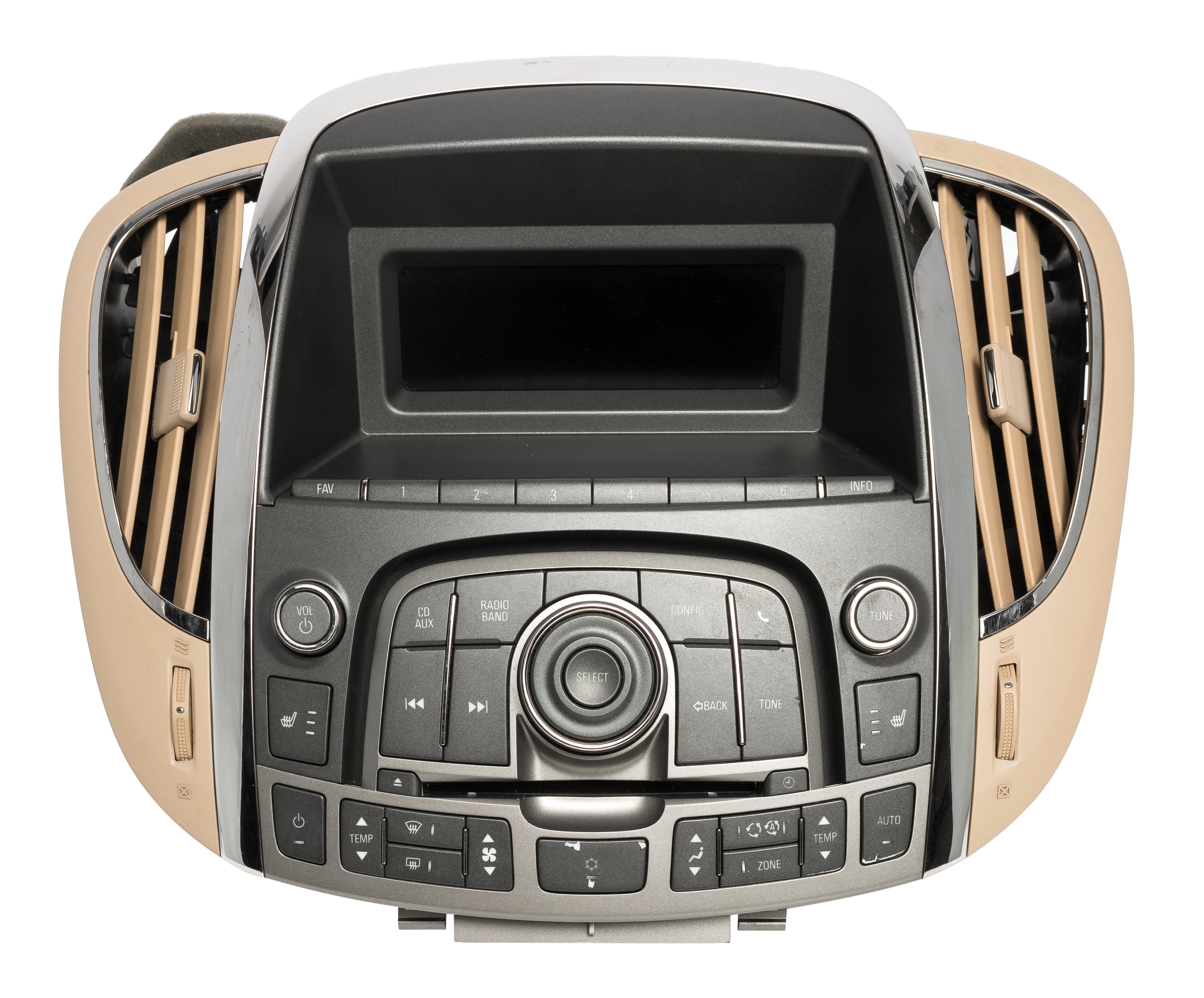 20102012 Buick LaCrosse Radio and Temp Controls w/ Display and Vents