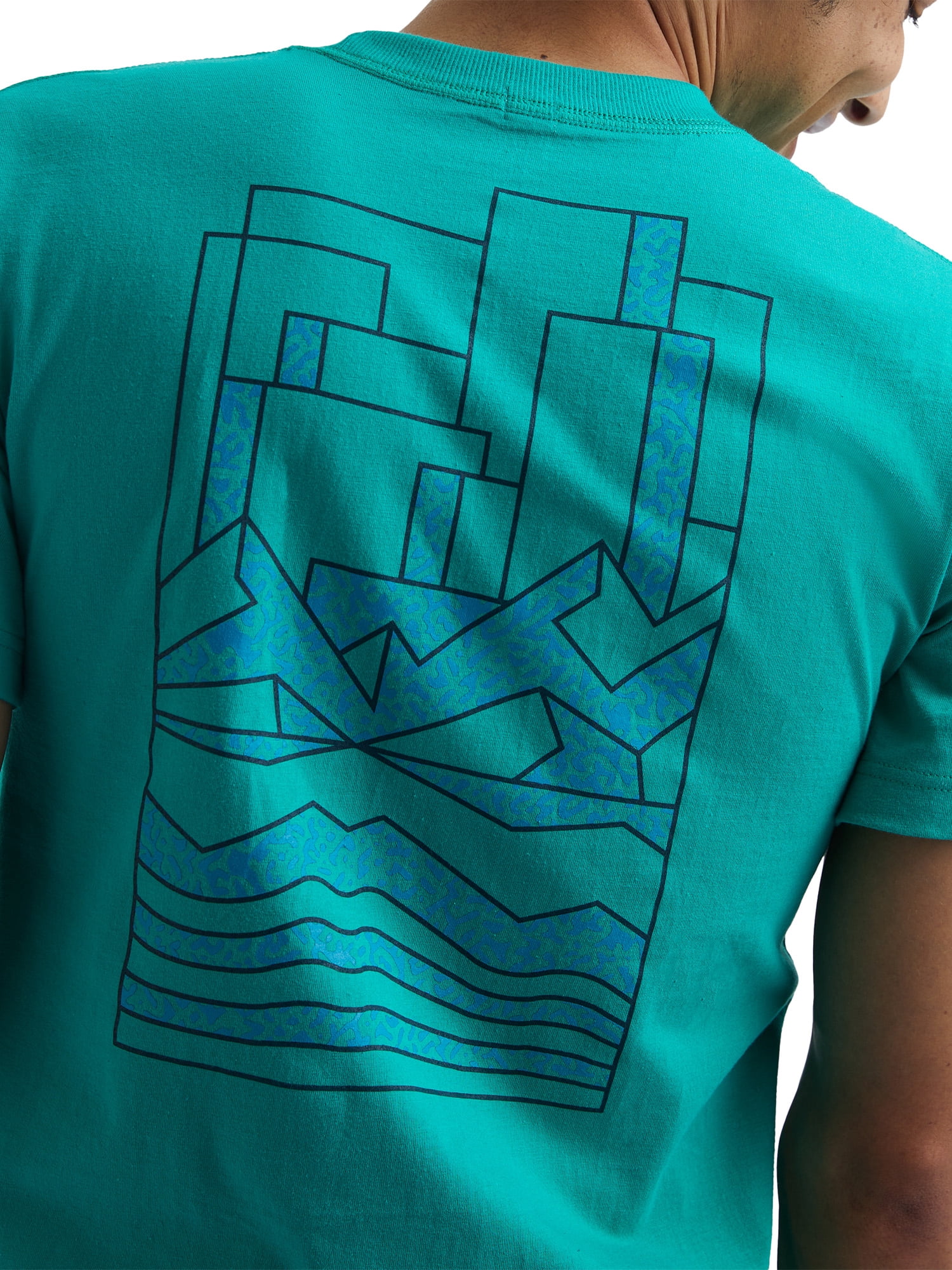 Hanes All Gender Explorer Collection City, Land, Sea Patch Graphic T-Shirt, Sizes XS-2XL