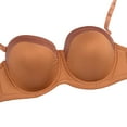 thumbnail image 4 of URMAGIC Women's Smooth Full Coverage Underwire Bras Strapless Anti-slip Bra,34D-44D, 4 of 5