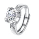 thumbnail image 3 of Xihbxyly Juego de Anillos de Moda con Circonitas Cúbicas, Aleación Ajustable, Ideal para Regalar, Ideal para Uso Diario, para Hombres, Mujeres y Adolescentes, Ideal para Cumpleaños, Aniversarios y Sa, 3 of 7