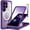 Glitter Purple, variant on Dteck for Samsung Galaxy S26 Ultra Case with Built-in Screen Protector, Magnetic Phone Case Compatible with MagSafe,Full Body Shockproof Clear Protective Phone Cover,Blue