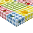 thumbnail image 2 of Ambesonne Colorful Fitted Sheet, Berries Flowers Picnic, Twin XL Size, Multicolor, 2 of 3