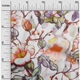 thumbnail image 2 of oneOone Polyester Spandex Orange Fabric Florals Dress Material Fabric Print Fabric By The Yard 56 Inch Wide, 2 of 6