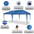 thumbnail image 4 of HOTEEL 10'x20' Pop up Canopy,Waterproof Outdoor Commercial Instant Tent,for Parties Beach Camping Event Shelter Wedding,Blue, 4 of 8