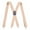 Beige, variant on Suspender Braces Classic Elastic Mens Dress Suspenders w/Adjustable Straps - Luxury Clip On Suspenders for Men Regular (Beige)