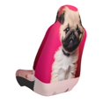 thumbnail image 2 of Wukai Colorful Dog Cat Collage Full Set Car Seat Covers with Soft Padding Universal Auto Front Seats Protector and Cushion Mat, 2 of 5