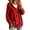Red, variant on Lightweight Cardigans For Women Textured Knit Long Sleeve Button Down Hoodie Sweater Fall Winter Comfy Jacket,Blue,M