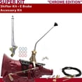 thumbnail image 1 of American Shifter  TH200 Shifter Kit Chrome 12 in. E Brake Cable Clevis for D9EFD, 1 of 1