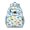 White Dinosaurs Palms, variant on White Dinosaurs Palms Clouds Pattern Backpack for School,Cute School Bag,Schoolbag with Adjustable Shoulder Straps & Padded Back,15.25"x11.5"x5.25"