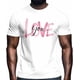 thumbnail image 2 of Camisetas gráficas informales de manga corta para hombre con texto "Love You" para San Valentín, 2 of 8