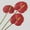 Champagne, variant on Travelwant 3Stems Artificial Anthurium Lily Flowers for Home Decor Bouquet and Green Leaf and Bridal Wedding Festival Decoration