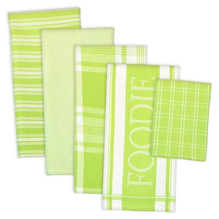 

DII Assorted Foodie Dishtowel and Dishcloth - Set of 5