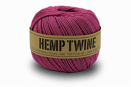 Blue 100% Hemp Fiber Twine-1mm-100g-430feet Blue 100% Hemp Fiber Twine-1mm-100g-430feet