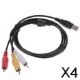 thumbnail image 1 of Cable USB a 3 RCA AV Baoblaze 1.5 M 4 Piezas, 1 of 8