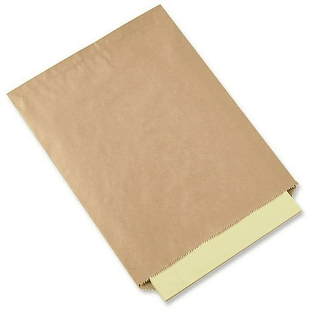 Flexicore Packaging® 10"x13" - 100 pcs- Natural Brown Flat Kraft Merchandise Bag, Shopping, Jewelry, Party, Candy Bags