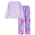 thumbnail image 2 of Aideaone Girls Fleece Pajamas Set Kids Soft Flannel Winter Pjs 2 Piece Size 7-14, 2 of 9