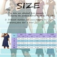 thumbnail image 2 of TAIAOJING Women Summer Casual Dresses For Fashion V Neck Solid Button Chiffon Corset Slim Ruffle Short Sleeve Dress, 2 of 5