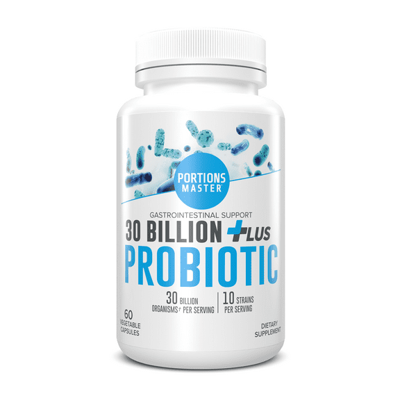 Portions Master 30 Billion Probiotic Plus