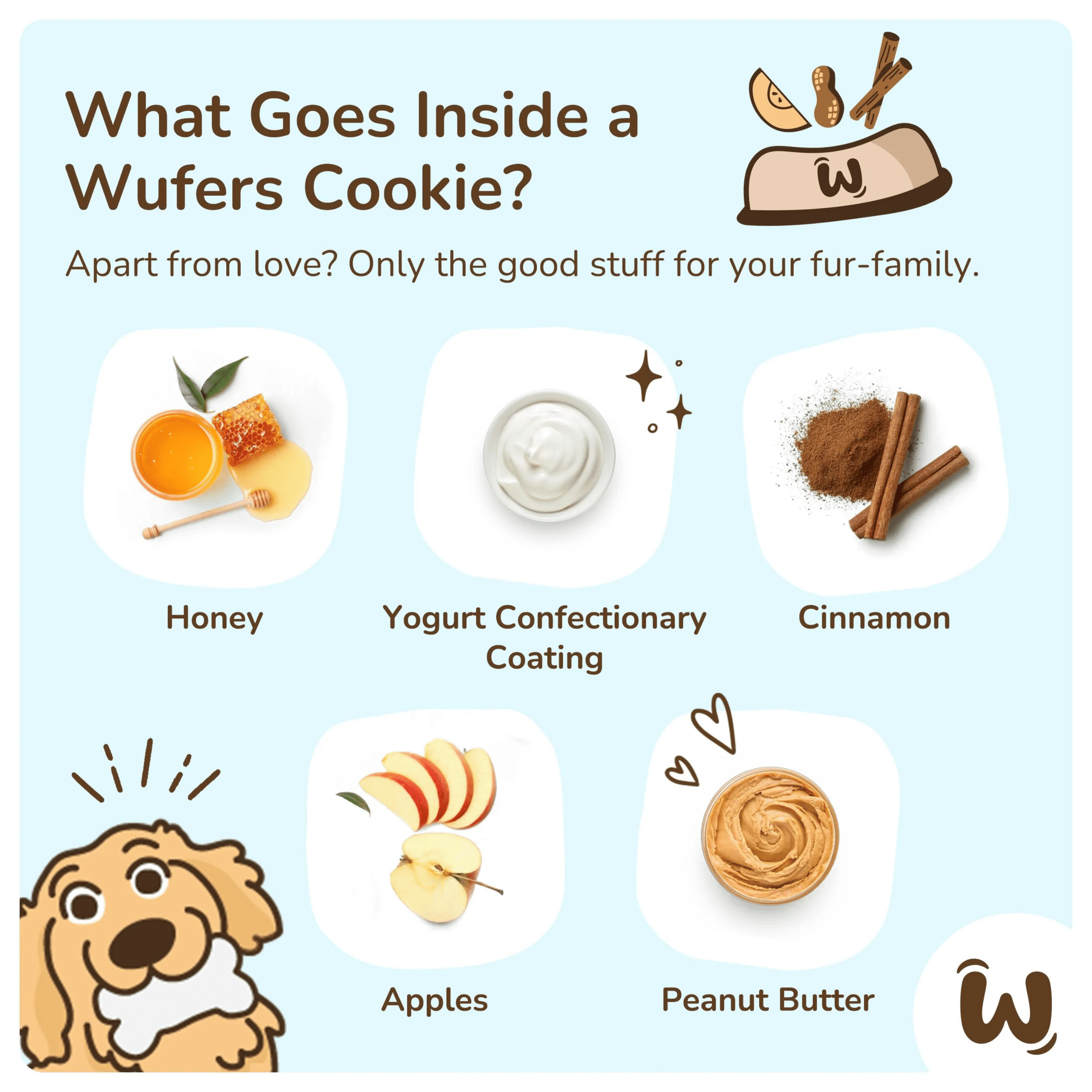Wufers Happy Barkday Dog Advent Calendar – 12 Day Birthday Countdown Dog Treats, Decorated Soft-Baked Dog Cookies, Birthday Gift for Dogs, Made in North America