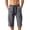 Dark Gray, variant on Hurxie Men's Capri Long Elastic Cargo Shorts Below Knee Shorts 3/4 Cotton Cargo Casual Shorts with Multi-Pockets Dark Gray,2XL