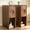 Walnut-2style, variant on GODPAW 9.8" Narrow Nightstand with 2 Drawers, Fluted Bedside Table, Slim End Table for Small Spaces, Walnut